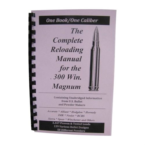 Avec le Loadbooks .300 Winchester Magnum, tu obtiens des recettes précises, des conseils d'experts et des informations essentielles pour optimiser tes recharges.