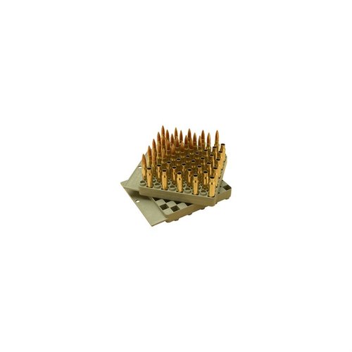 Der MTM Compact Universal Loading Tray .17 bis 30-06 bietet dir eine praktische Lösung zum Laden von Patronen, stabil und kompakt für jede Werkbank.