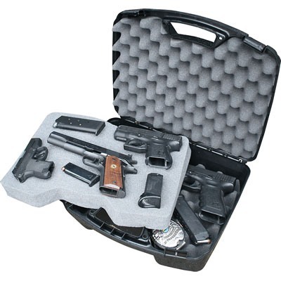 Die MTM 4 Pistol Handgun Case bietet sicheren Schutz für bis zu 4 Pistolen oder Revolver bis 8,5 Zoll, ideal für Transport und Aufbewahrung.