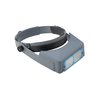 L'OPTIVISOR offre un comfort eccezionale con una fascia continua regolabile, lenti in vetro ottico e un design leggero che si adatta perfettamente agli occhiali.