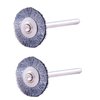 Les brosses en acier DREMEL #428 sont idéales pour enlever la rouille et polir les surfaces métalliques, parfaites pour optimiser ton outil à main.
