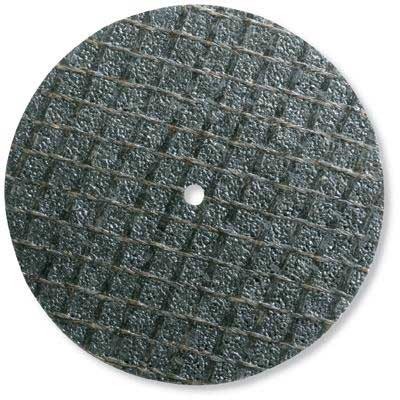 Die DREMEL FIBERGLASS REINFORCED CUT-OFF WHEELS haben einen Durchmesser von 1¼" (3,2 cm), sind langlebig und ermöglichen das Schneiden von dickeren Materialien. Im 5er-Pack!