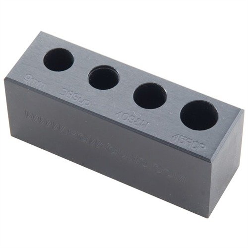 Controlla la tua munizione con il 4 Caliber Chamber Checker di EGW per 9mm, .40 S&W, .45 ACP e .38 Super, evitando inceppamenti e malfunzionamenti.