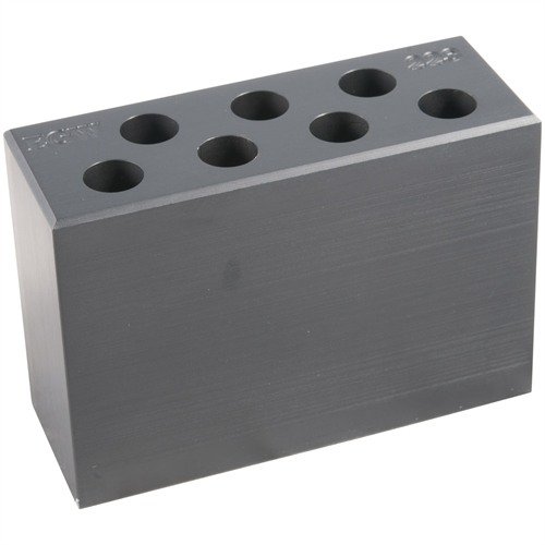Les 7-HOLE CHAMBER CHECKERS d'EGW en aluminium 6061 T6 t'assurent que tes munitions sont conformes, évitant les bourrages et les problèmes de tir.
