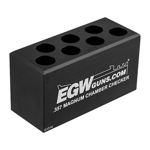 Les 7-HOLE CHAMBER CHECKERS d'EGW en aluminium 6061 T6 te permettent de vérifier la conformité de tes munitions et d'éviter les problèmes de tir.