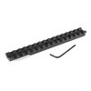 Les bases de lunette EGW pour Remington 597 offrent une installation facile sans perçage, une construction en aluminium rigide et une compatibilité avec les anneaux Picatinny.