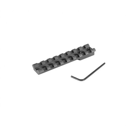 Le basi per ottiche EGW Crickett/Chipmunk offrono una guida Picatinny senza forature, realizzate in alluminio 6061 T6, leggere e versatili per una facile regolazione.