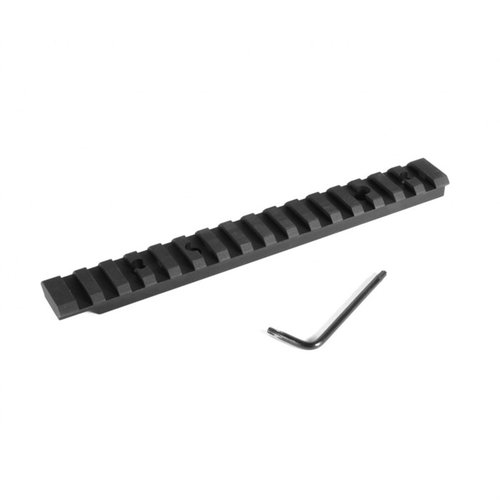 Die EGW Ruger American Short Action HD Scope Bases bieten eine stabile Picatinny-Schiene, die einfach zu montieren ist und Flexibilität bei der Optikwahl ermöglicht.