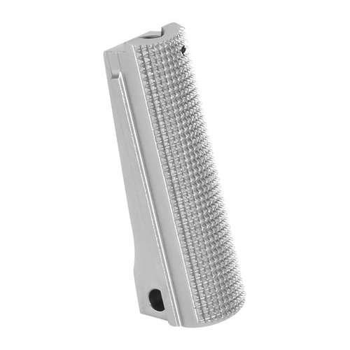 Le MAINSPRING HOUSING en acier inoxydable EGW offre une traction optimale et un poids bien réparti, parfait pour remplacer les housses en plastique sur les 1911.