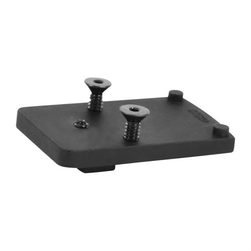 Le support de viseur EGW pour IVER JOHNSON 1911 en aluminium 7075 permet un montage facile du Trijicon RMR sans modifications, tout en offrant une finition noire mate.