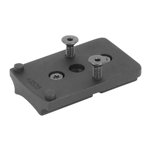Die UNIVERSAL TRIJICON RMR SIGHT MOUNT aus 7075 Aluminium bietet eine matte schwarze Beschichtung und passt auf viele Gewehre mit einem .670" Radius.