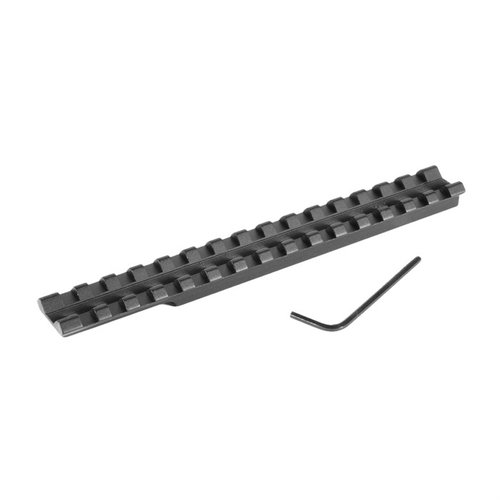 Aggiungi versatilità al tuo Ruger 10/22 con la base Picatinny monopezzo EGW, leggera e precisa, senza bisogno di forare, per un facile montaggio e regolazione.