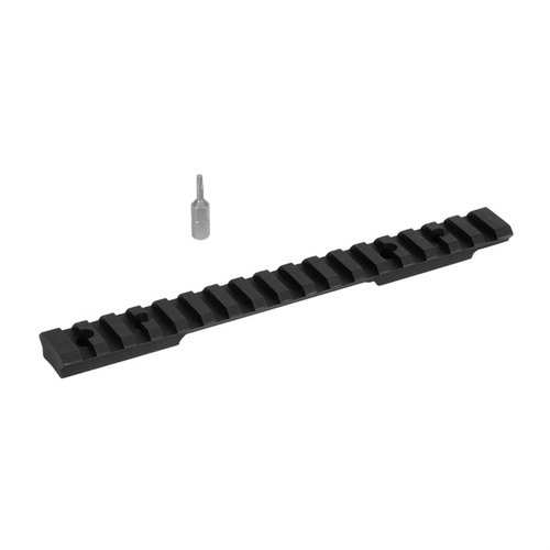 Ce montage Picatinny EGW est ambidextre, durable, et offre une flexibilité pour les lunettes de visée, parfait pour les chasseurs et tireurs tactiques.