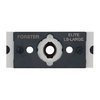 Il Quick Change Jaw Assembly di Forster per press Co-Ax consente un cambio rapido delle ganasce per diverse dimensioni di cartucce, risparmiando tempo e evitando errori.
