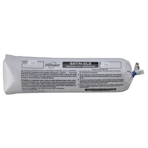 Il SATIN-GLO POLISHING COMPOUND di FORMAX offre una finitura liscia e brillante senza sforzo, rimuovendo imperfezioni da tutti i tipi di acciaio.