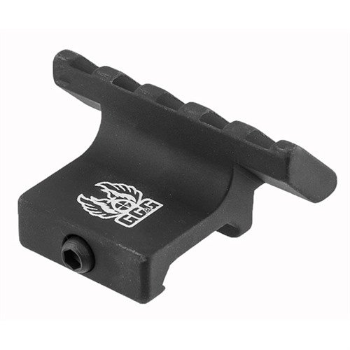 Le 45 DEGREE OFFSET RAIL de GG&G te permet de monter des optiques micro à 45 degrés, idéal pour les engagements à courte portée, tout en restant ambidextre.