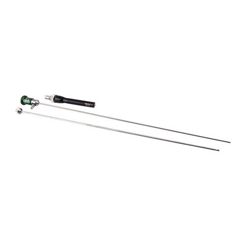 Il kit AFB include un borescope Hawkeye a messa a fuoco regolabile con ottiche avanzate, tubo speculare per ispezioni e kit di pulizia, tutto in una comoda scatola.