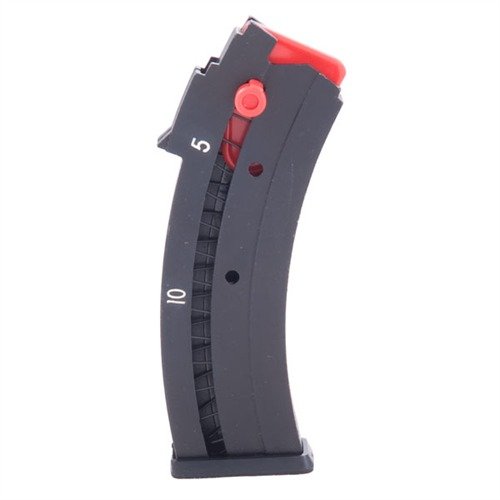 Das REMINGTON 522 10RD Magazin aus robustem Stahl sorgt für zuverlässige Fütterung und einfache Handhabung dank selbstschmierendem Polymer-Follower.