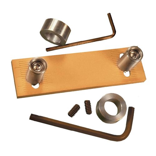 Il #350D Adjustable Comb Hardware consente regolazioni infinite della testa per un adattamento ottimale, con altezze e spostamenti laterali facili e precisi.
