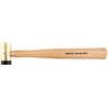 Il martello in ottone con punta in Delrin di Grace USA offre un design duale per colpi potenti e delicati, manico ergonomico in hickory e costruzione premium.