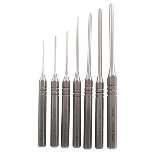 Das Grace USA Steel Roll Pin Punch Set bietet langlebige, präzise Werkzeuge aus gehärtetem Kohlenstoffstahl mit verschiedenen Grössen für einfaches Entfernen und Einsetzen von Rollstiften.