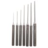 Le set de 7 punches en acier carbone de Grace USA offre robustesse, précision et une variété de tailles pour un retrait et une installation sûrs des roll pins.