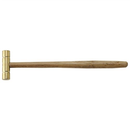 Il martello in ottone solido da 2 oz è leggero e non lascia segni, ideale per un controllo massimo e una vista libera. Manico in legno elegante per un'ottima maneggevolezza.
