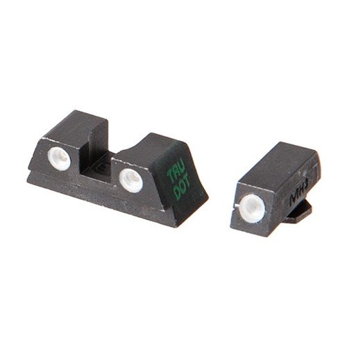 I mirini notturni TRU-DOT® offrono una visibilità eccezionale in condizioni di scarsa illuminazione, senza batterie e resistenti agli agenti atmosferici.