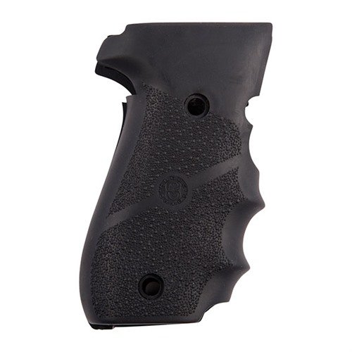 Les grips HOGUE en caoutchouc et bois pour SIG P226 absorbent le recul, offrent une prise solide et un confort optimal grâce à leur design ergonomique.