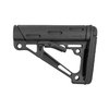 Il calcio Hogue OverMolded® è realizzato in polimero rinforzato, offre un supporto per guancia in gomma e un pad ibrido per un'ottima stabilità e montaggio versatile.