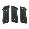 Le impugnature HOGUE per pistole semi-auto offrono comfort, assorbimento del rinculo e controllo migliorato grazie al design ergonomico in gomma e legno.