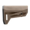 Le MOE SL-M Carbine Stock est léger, compact et conçu pour un confort optimal, avec un pad en caoutchouc antidérapant et un levier d'ajustement ambidextre.