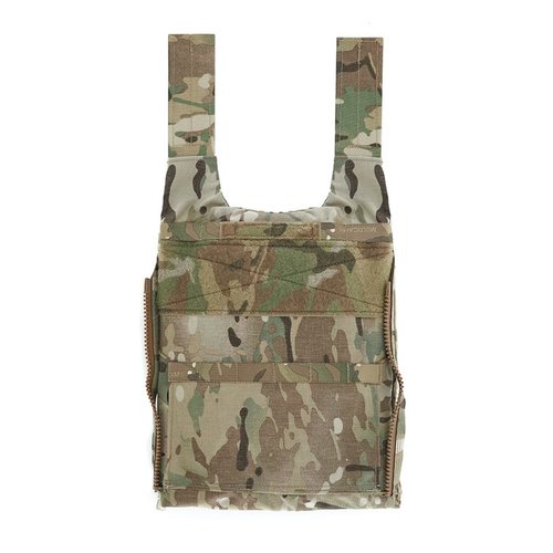 Il LV-119 OVERT Rear Plate Bag offre integrazione per Recovery Handle, supporto per cavi di comunicazione e attacco per cummerbund, ideale per operazioni ad alta visibilità.