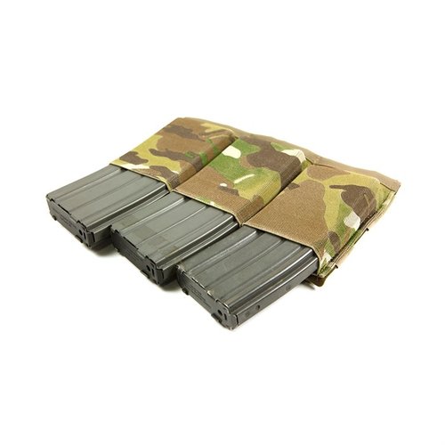 Die Ten-Speed M4 Magazinpouch bietet Platz für bis zu drei M4 Magazine, ist ultraleicht, flach im Nichtgebrauch und mit dem Helium Whisper® System kompatibel.