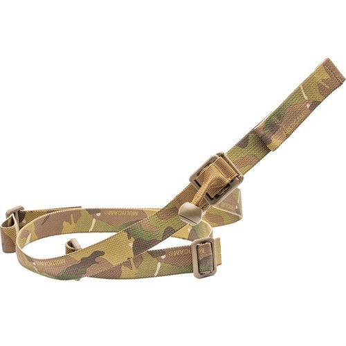 Der GMT Sling von Blue Force Gear bietet eine robuste, rostfreie Konstruktion mit einem benutzerfreundlichen, doppelt verriegelbaren Buckle für optimale Anpassung und Komfort.