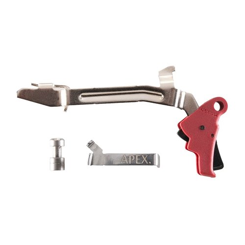 Il kit di miglioramento dell'azione Apex per Glock Gen 3/4 offre un grilletto più fluido, una riduzione del peso del grilletto e una corsa più breve per prestazioni superiori.
