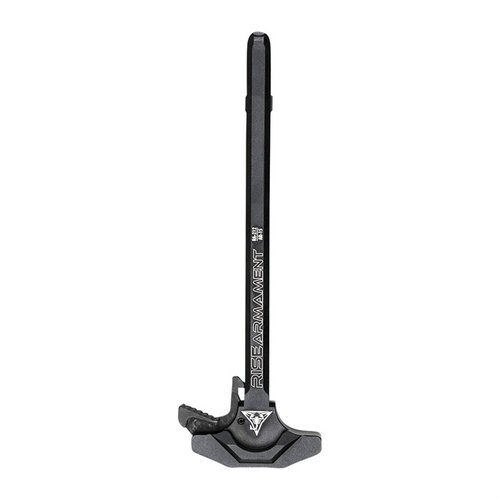 Der RA-212 AR-15 Extended Latch Charging Handle von RISE ARMAMENT ermöglicht ein einfaches und schnelles Laden, Auswerfen und Zuführen von Patronen.