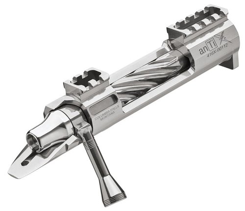 L'anti X est une action ultra-légère avec montage de lunette intégré, fabriquée en acier inoxydable 416R et en 4340 chrome moly pour une fiabilité et une durabilité exceptionnelles.