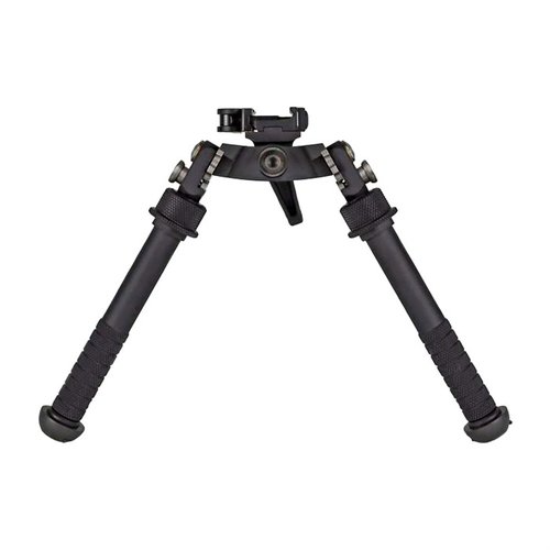 Der ACCU-SHOT GEN 2 CAL Atlas Bipod bietet eine Höhe von 4,75 – 9,0", 15° Neigung, 5 Beinpositionen und eine stabile Konstruktion aus Aluminium und Edelstahl.