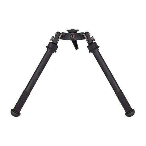 Il bipiede ATLAS GEN2 CANT AND LOC (CAL) BT69-NC è realizzato in alluminio 6061-T6, leggero e resistente, senza funzione di panning, ideale per montaggi 17S.