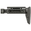 Le AK ALPHA Series Folding Stock offre une construction robuste, un mécanisme pliant durable et un confort ajustable pour une utilisation optimale avec ton arme.