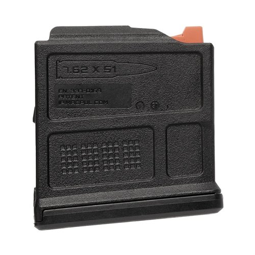 Il PMAG 5 7.62 AC per SIG CROSS offre affidabilità, capacità di 5 o 10 colpi, costruzione in polimero resistente e caricatore facilmente identificabile.