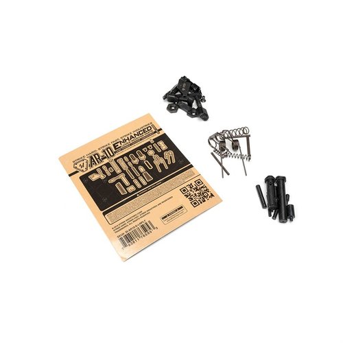 Il kit AR-10 Enhanced Lower Parts di Strike Industries offre parti essenziali per migliorare il tuo lower, con libertà di scegliere il tuo gruppo di grilletto.