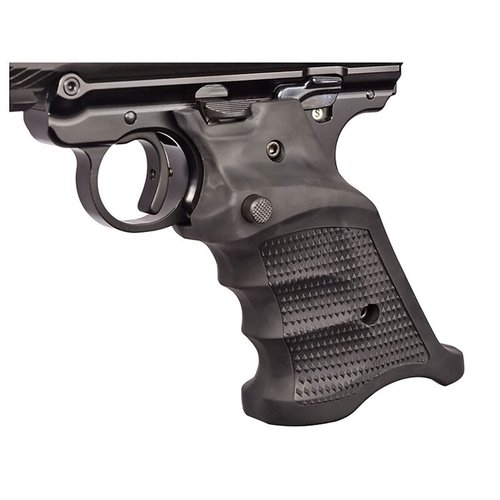 Die VOLTHANE TARGET GRIPS für Ruger MK IV bieten rutschfeste Diamond-Checkering, eine verbesserte Passform und mehr Kontrolle für dein Pistolenerlebnis.