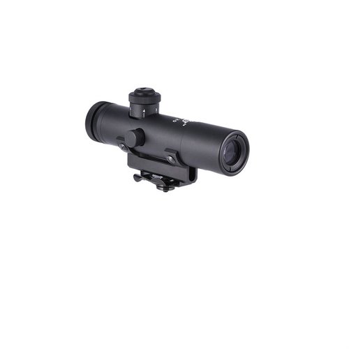 Il Colt AR-15 4X Carry Handle Scope offre ottiche moderne con l'aspetto vintage, montaggio facile, lenti multicoated e reticolo fine duplex per precisione.
