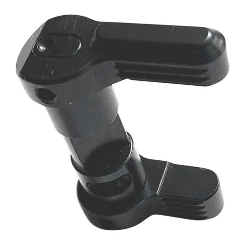 Le sélecteur de sécurité ambidextre ASF-90Q offre une interface robuste, des leviers décalés pour un accès facile et un design ergonomique, idéal pour le tir.