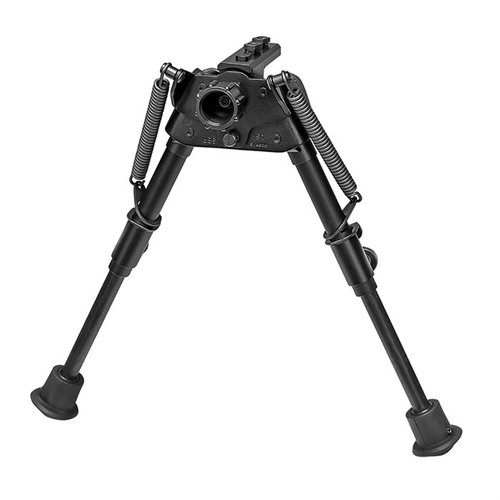 Der S-BR-MLOK BIPOD von HARRIS ist ultraleicht, verstellbar von 6" bis 9", und ermöglicht eine direkte Befestigung an M-Lok Handguards für präzises Schiessen.