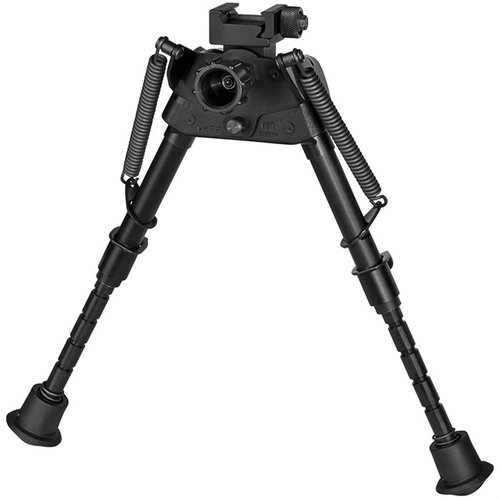 Der S-BRMP BIPOD von HARRIS ist ultraleicht, von 6" bis 9" verstellbar und hat notched legs für schnelle Einsatzbereitschaft – perfekt für dein Schiessen vom Tisch!