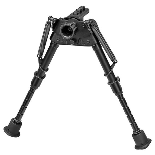 Der S-BRM-MLOK BIPOD ist ultraleicht, hat verstellbare Beine von 6" bis 9", schwenkt bei unebenem Gelände und ist perfekt für das Schiessen vom Tisch.