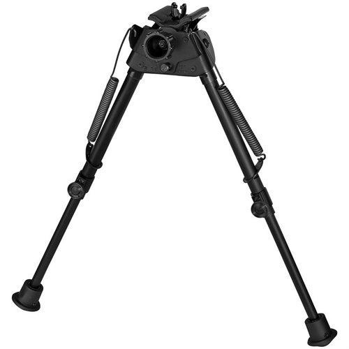 Die S-L2 BIPOD von HARRIS ist ultraleicht (15 oz), selbstnivellierend und von 9" bis 13" ausziehbar – perfekt für unebenes Gelände und Bench-Shooting.